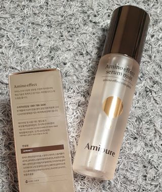 아미퓨어 아미노이펙트 세럼미스트 피부에 착 붙는 고보습 수분충전 간편 휴대 안개분사 속건조를 위한 꿀템 — 5점을 준 리뷰어가 2021년 7월 올린 사용 사진