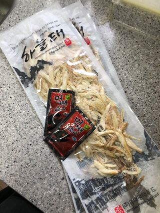 [오늘바스켓] 용대리 손질하늘태 130g — 3점을 준 리뷰어가 2021년 6월 올린 사용 사진