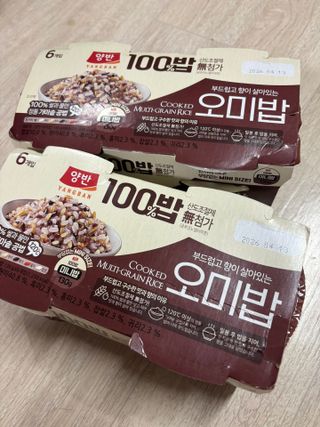 [구매평]양반 동원 양반 100밥 오미밥, 130g, 12개 — 5점을 준 리뷰어가 2025년 4월 올린 사용 사진