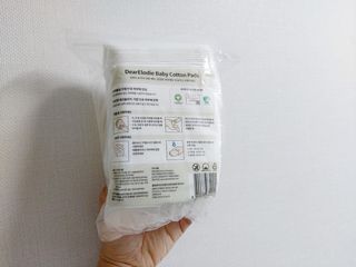 디어엘로디 프리미엄 유기농 베이비 솜티슈 40매 3 + 1 PACK — 5점을 준 리뷰어가 2021년 2월 올린 사용 사진