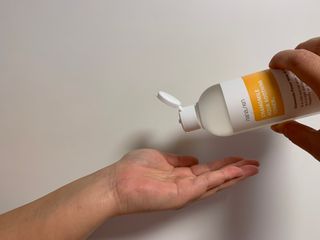나나스킨 캐모마일아쿠아수딩토너 — 5점을 준 리뷰어가 2021년 3월 올린 사용 사진