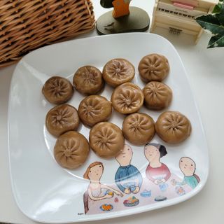 굽네몰 [굽네] 닭가슴살 만두 3종 9팩 — 5점을 준 리뷰어가 2021년 9월 올린 사용 사진