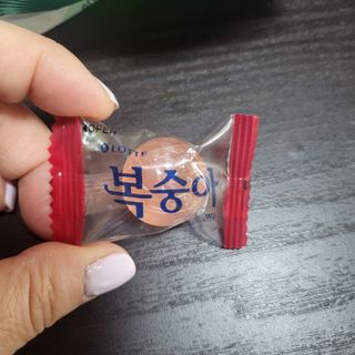 청포도캔디 복숭아캔디 — 5점을 준 리뷰어가 2022년 11월 올린 사용 사진