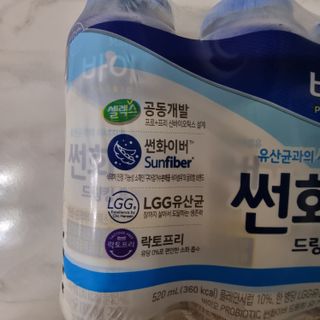 LIVE 매일바이오 썬화이버 드링킹 요거트 — 5점을 준 리뷰어가 2022년 8월 올린 사용 사진