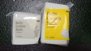 디어엘로디 프리미엄 유기농 유아 솜티슈 40매 3Pack +60매 1Pack 혼합형 — 4점을 준 리뷰어가 2021년 4월 올린 사용 사진