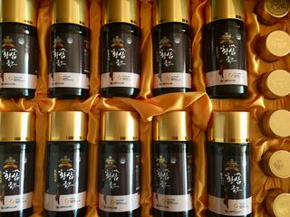 서울약사신협_프리미엄황삼골드_3.75g x 12환+75mgx12병 — 5점을 준 리뷰어가 2021년 1월 올린 사용 사진