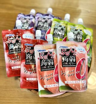 ORIHIRO 오리히로 곤약젤리 제로칼로리 130g 4종 4팩(맛별로 1팩씩) — 5점을 준 리뷰어가 2023년 1월 올린 사용 사진