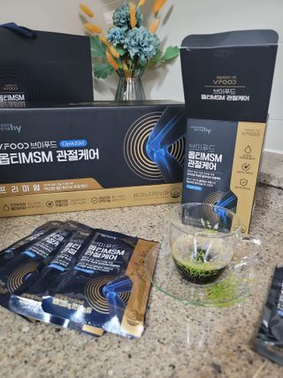[브이푸드] 옵티MSM 관절케어 (70ml x30포) — 5점을 준 리뷰어가 2022년 6월 올린 사용 사진