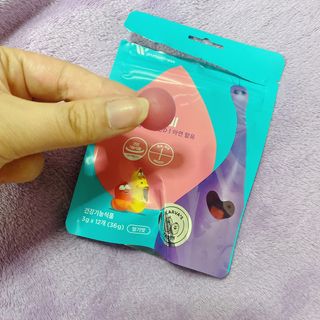 푸름웰니스 라바 쑥쑥구미 36g — 5점을 준 리뷰어가 2022년 4월 올린 사용 사진