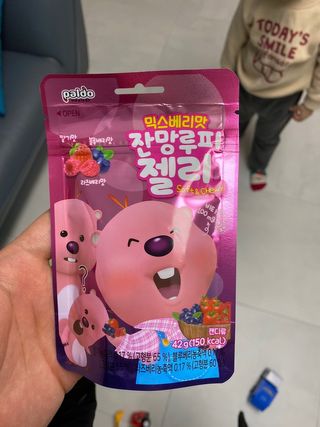 [팔도] 잔망루피젤리 믹스베리맛 42g 8개 — 5점을 준 리뷰어가 2022년 3월 올린 사용 사진