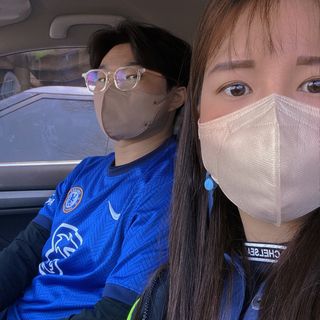 애니가드 셋업메베마스크 (대형 4컬러 + 중형 4컬러) — 4.5점을 준 리뷰어가 2022년 4월 올린 사용 사진