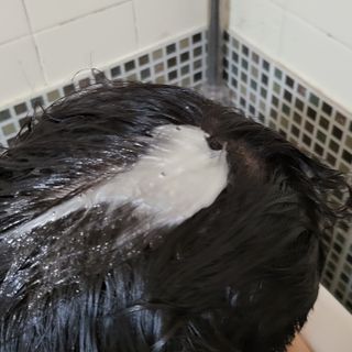 프리마인 더이상 뻣뻣하고 효과없는 탈모샴푸는 NO. 근본부터 케어하는 셀베이스 그린티샴푸(500ml) — 5점을 준 리뷰어가 2023년 3월 올린 사용 사진