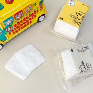 디어엘로디 프리미엄 유기농 베이비 솜티슈 40매 3 + 1 PACK — 5점을 준 리뷰어가 2021년 2월 올린 사용 사진