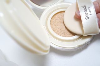 세렌디뷰티 퍼펙트 에어리 커버 쿠션 — 5점을 준 리뷰어가 2021년 6월 올린 사용 사진