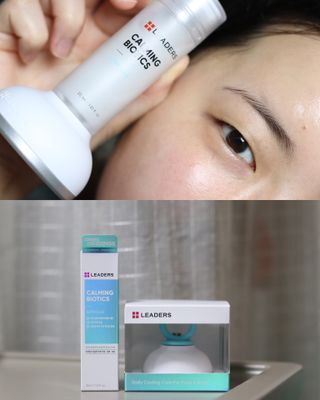 리더스코스메틱 리더스 카밍 페이스 쿨러 + 카밍 바이오틱스 앰플 — 4.5점을 준 리뷰어가 2021년 9월 올린 사용 사진