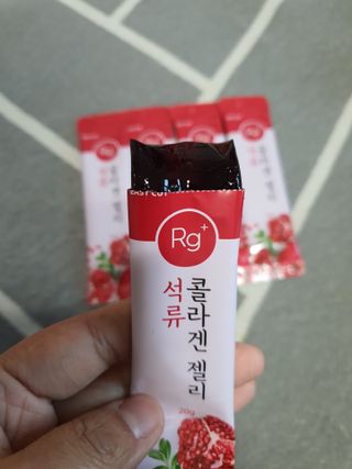 함초록 Rg+ 석류콜라겐젤리 — 5점을 준 리뷰어가 2021년 3월 올린 사용 사진
