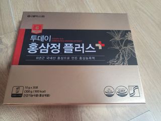 서울약사신협_투데이홍삼정플러스스틱_10g x 30포 — 5점을 준 리뷰어가 2021년 7월 올린 사용 사진