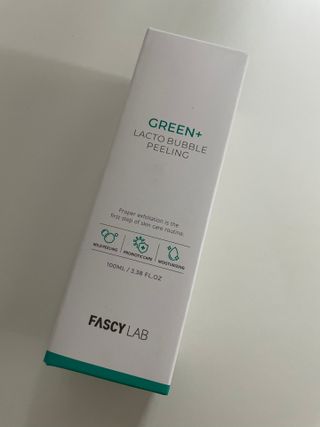 파시랩 그린 플러스 락토 버블 필링 — 5점을 준 리뷰어가 2021년 6월 올린 사용 사진