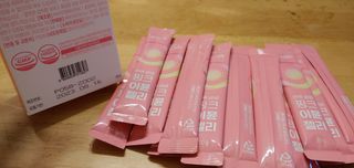 [인디닥터] 면역 생생 핑크 이뮨 젤리 — 5점을 준 리뷰어가 2022년 3월 올린 사용 사진