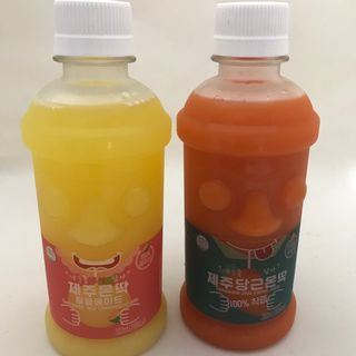 탐라원 제주의 맛, 몬딱주스 4종세트 - 한라봉몬딱주스, 천혜향몬딱주스, 청귤에이드, 당근몬딱주스 — 5점을 준 리뷰어가 2021년 8월 올린 사용 사진