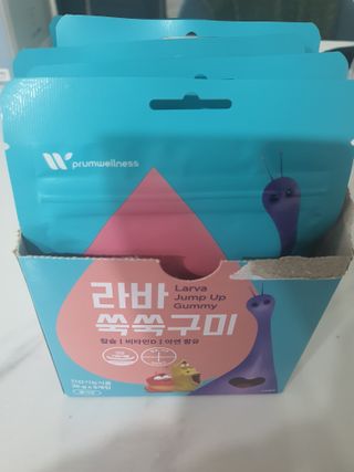푸름웰니스 라바 쑥쑥구미 36g — 4.5점을 준 리뷰어가 2022년 4월 올린 사용 사진