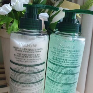어라운드미 [어라운드 미] 탈모 증상 완화 스칼프 샴푸 + 두피 영양 공급 트리트먼트 — 5점을 준 리뷰어가 2021년 7월 올린 사용 사진