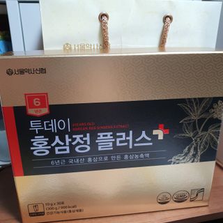 서울약사신협_투데이홍삼정플러스스틱_10g x 30포 — 5점을 준 리뷰어가 2021년 5월 올린 사용 사진