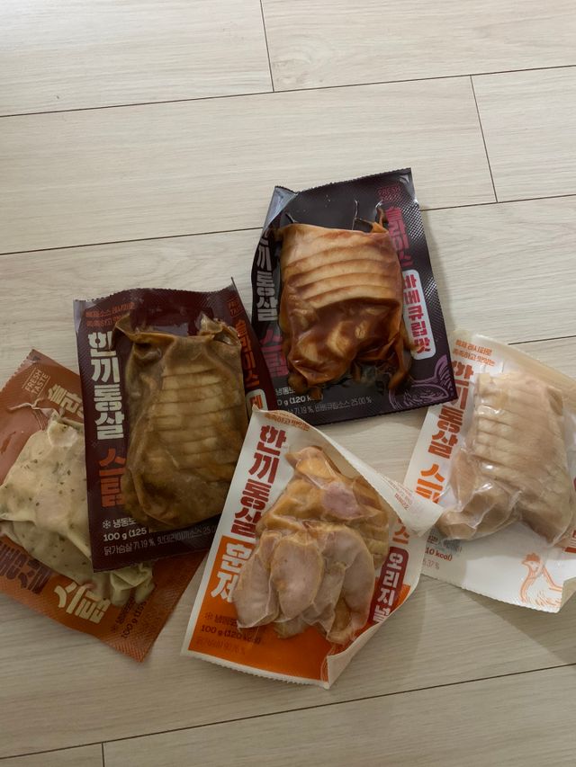 한끼통살 슬라이스 닭가슴살 리뷰 사진