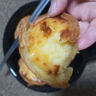 디앙뜨 포르투갈 에그타르트 오리지널 맛+패션후르츠 맛 중 택1 — 4점을 준 리뷰어가 2021년 7월 올린 사용 사진