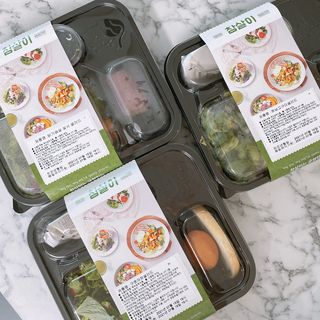참살이도시락 작심삼일 샐러드도시락 3개 맛보기 새벽배송 또는 택배배송 — 5점을 준 리뷰어가 2021년 7월 올린 사용 사진