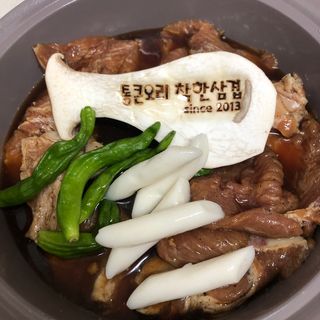 소담스퀘어 상암 통큰오리착한삼겹 1석3조수제양념돼지갈비 — 5점을 준 리뷰어가 2022년 12월 올린 사용 사진