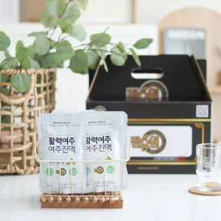 참유원 특허제조 활력 여주진액 여주즙 50포 — 5점을 준 리뷰어가 2022년 1월 올린 사용 사진