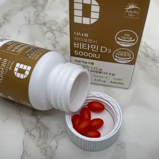 (NEW)다나음 하이포텐시 비타민D3 5000IU(60정/2개월분) — 5점을 준 리뷰어가 2023년 10월 올린 사용 사진