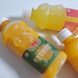 탐라원 제주의 맛, 몬딱주스 4종세트 - 한라봉몬딱주스, 천혜향몬딱주스, 청귤에이드, 당근몬딱주스 — 5점을 준 리뷰어가 2021년 7월 올린 사용 사진