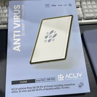 아클리브 Premium 항균 항바이러스 액정 보호필름(iPad) — 4.5점을 준 리뷰어가 2022년 10월 올린 사용 사진