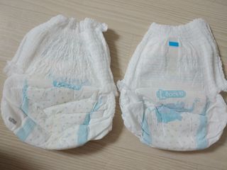 오브맘 밤 프리미엄 아기 기저귀 팬티형 밴드형 — 4.5점을 준 리뷰어가 2021년 1월 올린 사용 사진