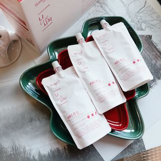 12월 15일 출시, 건강기능식품 브랜드 본리브 나 다운 시작 제품 3종 — 5점을 준 리뷰어가 2021년 1월 올린 사용 사진