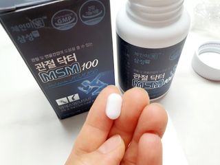 체인미 관절 및 연골건강에 도움을 줄수있는 관절닥터 MSM100 — 5점을 준 리뷰어가 2021년 11월 올린 사용 사진