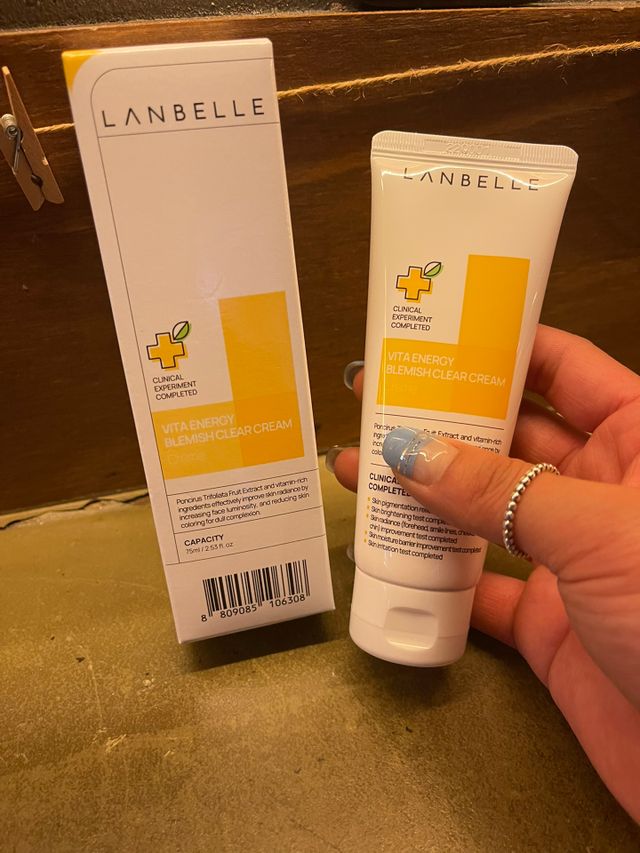랑벨 비타 에너지 잡티 크림 75ml (피부 속 기미완화크림) 리뷰 사진