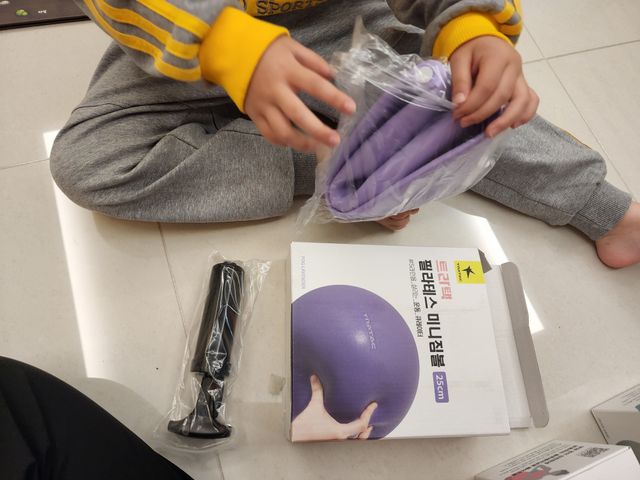 트라택 필라테스 미니짐볼 리뷰 사진