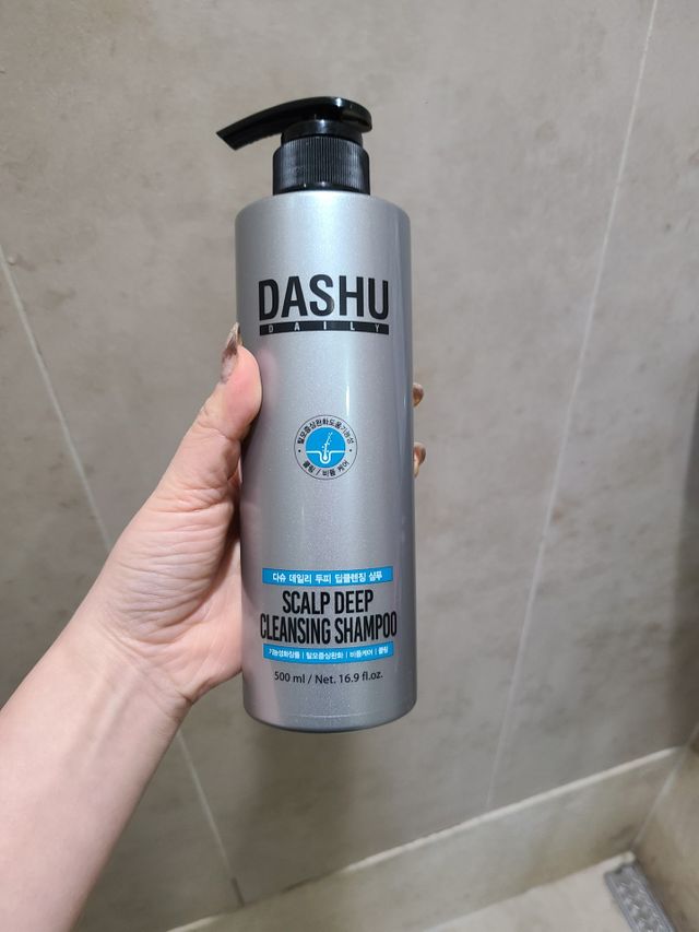 다슈 데일리 두피 딥 클렌징 샴푸 500ml 리뷰 사진