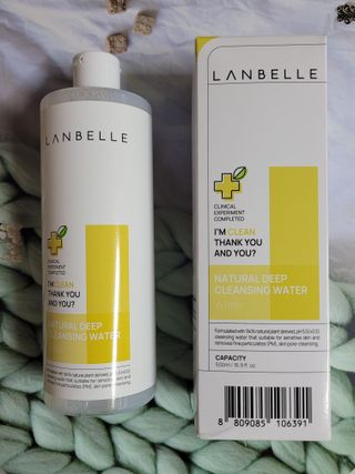랑벨 내츄럴 딥 클렌징 워터 500ml — 4점을 준 리뷰어가 2022년 6월 올린 사용 사진