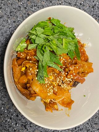 자연풍미 문어직화볶음 3종 (불고기, 불곱창, 치즈불닭) — 1.5점을 준 리뷰어가 2022년 6월 올린 사용 사진