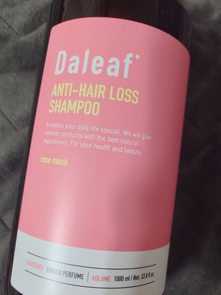 달리프 진저 베러 퍼퓸 탈모 완화 샴푸 1000ml 향 3종 — 5점을 준 리뷰어가 2021년 1월 올린 사용 사진