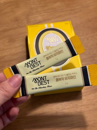 [몽베스트] 위드 더 블랜딩 하우스 콤부차 _ 버라이어티팩II — 5점을 준 리뷰어가 2024년 2월 올린 사용 사진