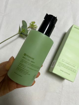 프리마인 메이크업과 들뜨는 각질까지 한방에 깐달걀로! 순하기까지한 셀베이스 그린티클렌저(200ml) — 5점을 준 리뷰어가 2023년 3월 올린 사용 사진