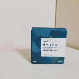제주인디 제주 푸른바 폴리인디고 샴푸&워시 — 4점을 준 리뷰어가 2021년 12월 올린 사용 사진