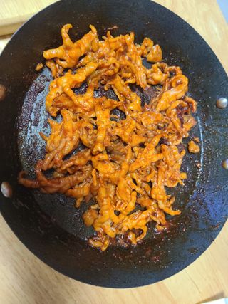 불타 호랑이 닭발 250g — 4점을 준 리뷰어가 2021년 7월 올린 사용 사진