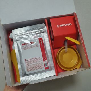 메디필 레드 락토 콜라겐 모델링 팩 — 4.5점을 준 리뷰어가 2021년 3월 올린 사용 사진