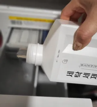(주)바른양품 바른양품 친환경 세탁세제 1L — 5점을 준 리뷰어가 2022년 2월 올린 사용 사진